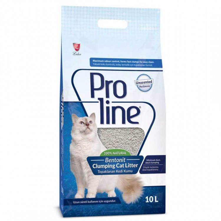 Proline Bentonit Kedi Kumu (Natural) 10 Lt