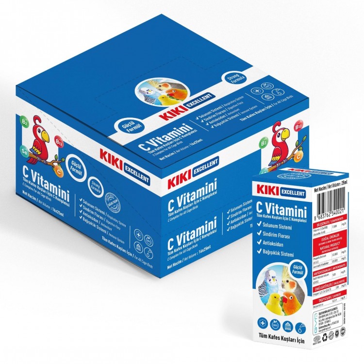 KİKİ Excellent Kuş C Vitamini 25 ml